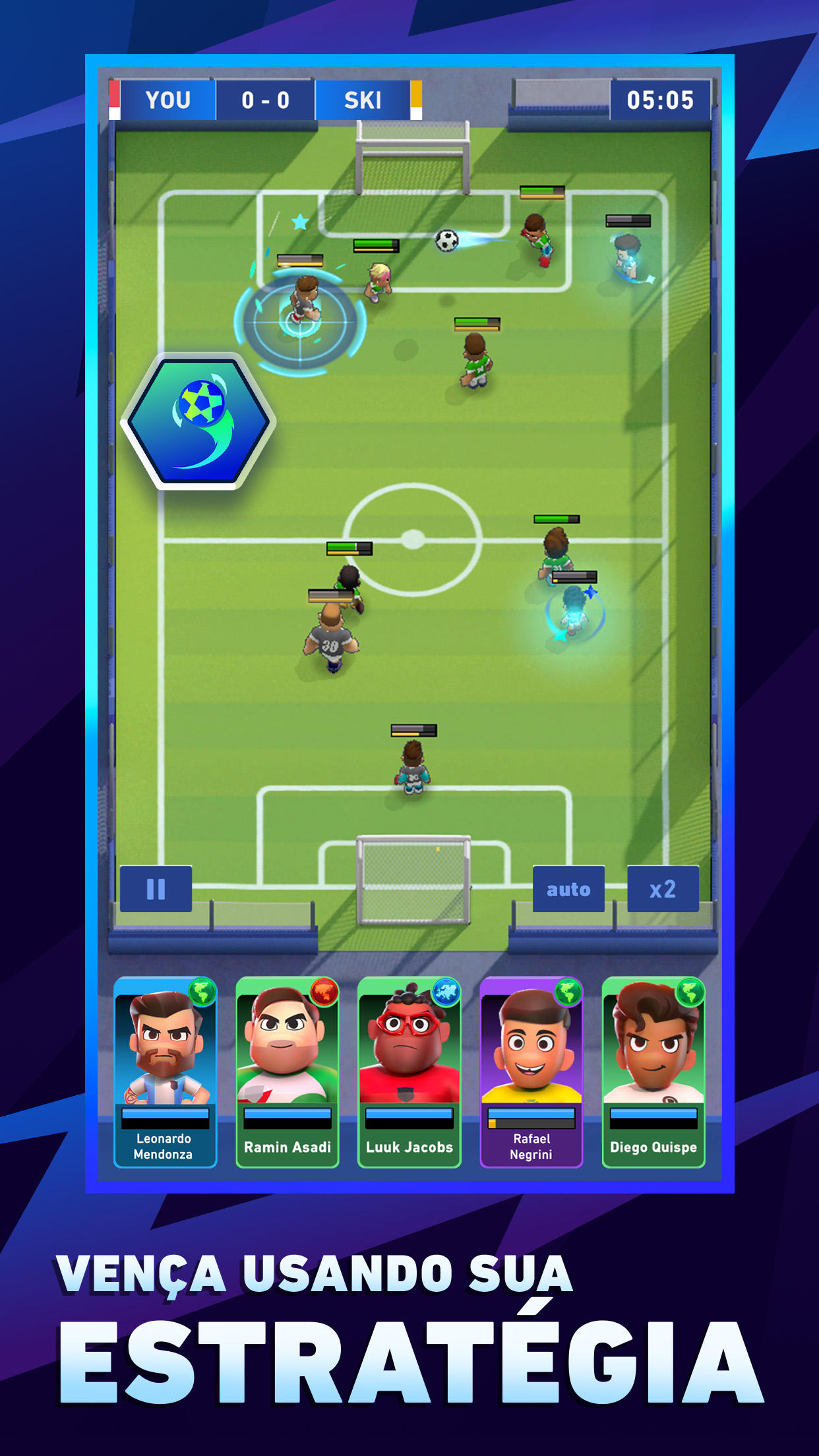 Screenshot 1 of AFK Football：Jogos de Futebol 1.9.1