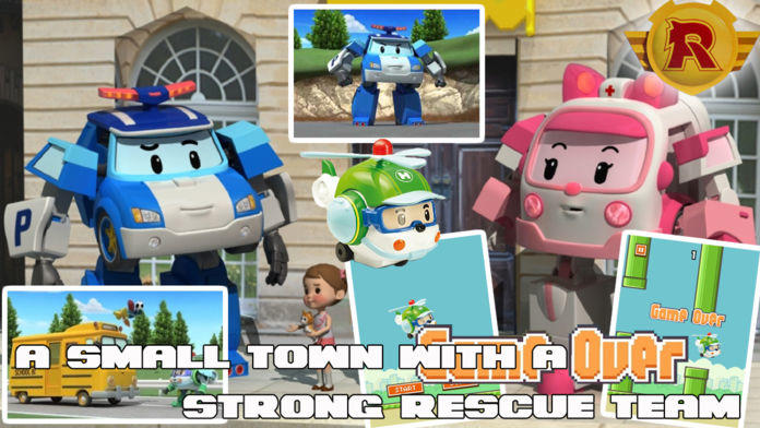 Screenshot of Robocar Poli 2014 - Helly Tiny helicopter - Kids Game