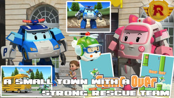 Robocar Poli 2014 - Helly Tiny helicopter - Kids Game ภาพหน้าจอเกม