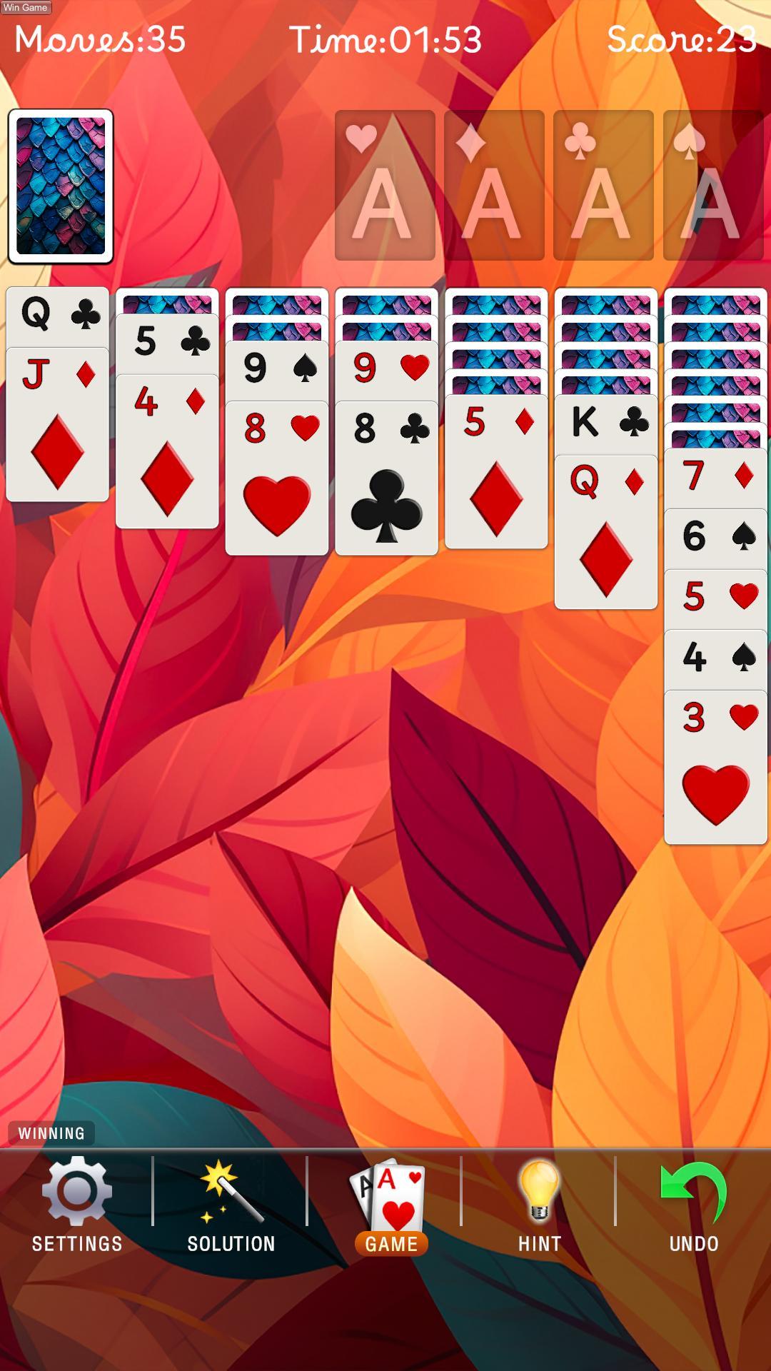 Screenshot 2 of SolaceSolitaire 