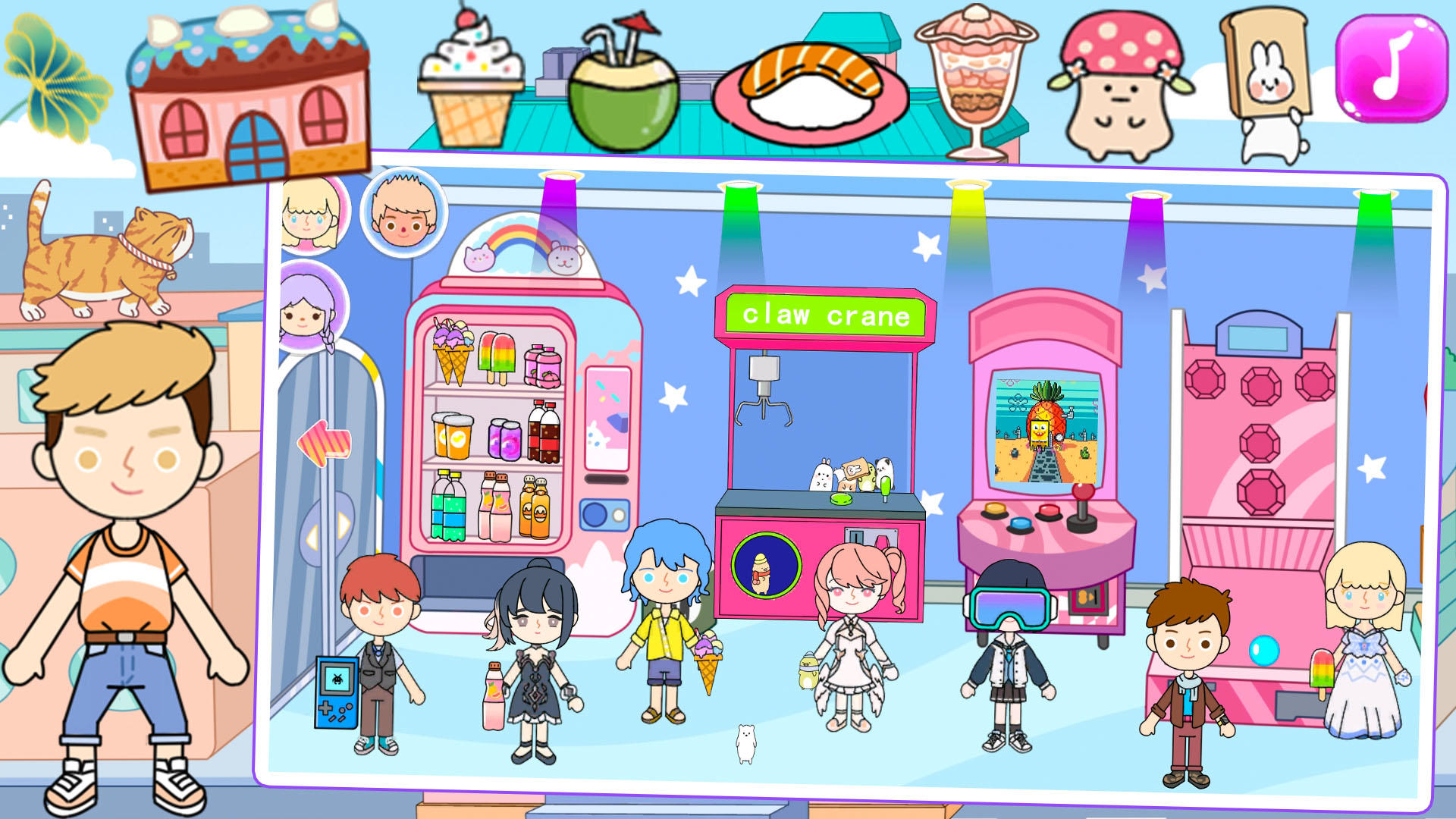 Mica Life World : Theme Park Game Screenshot