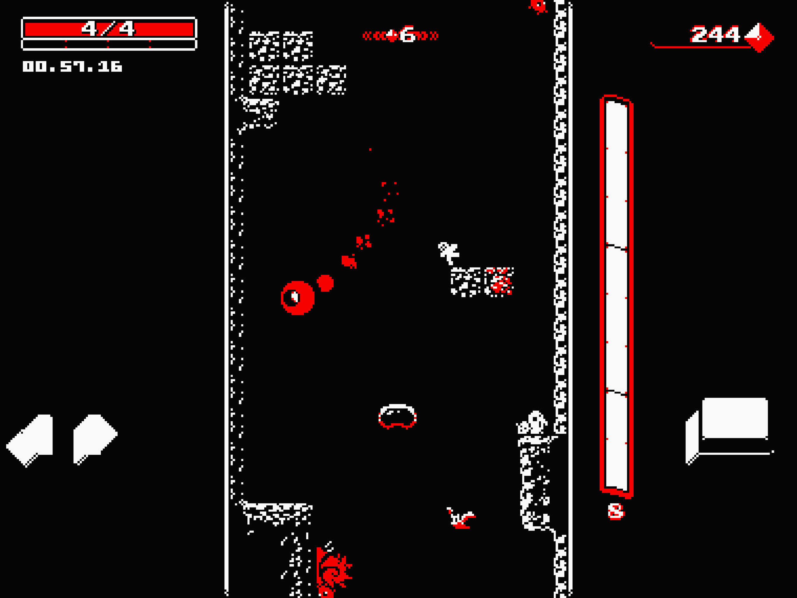 Downwell Game Screenshot
