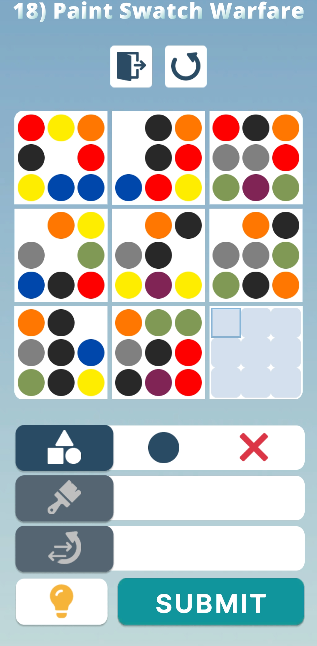 Скриншот игры Shape Logic