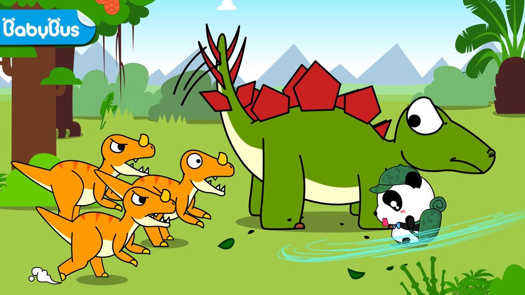공룡공원-동물공부 자연상식 게임 스크린 샷