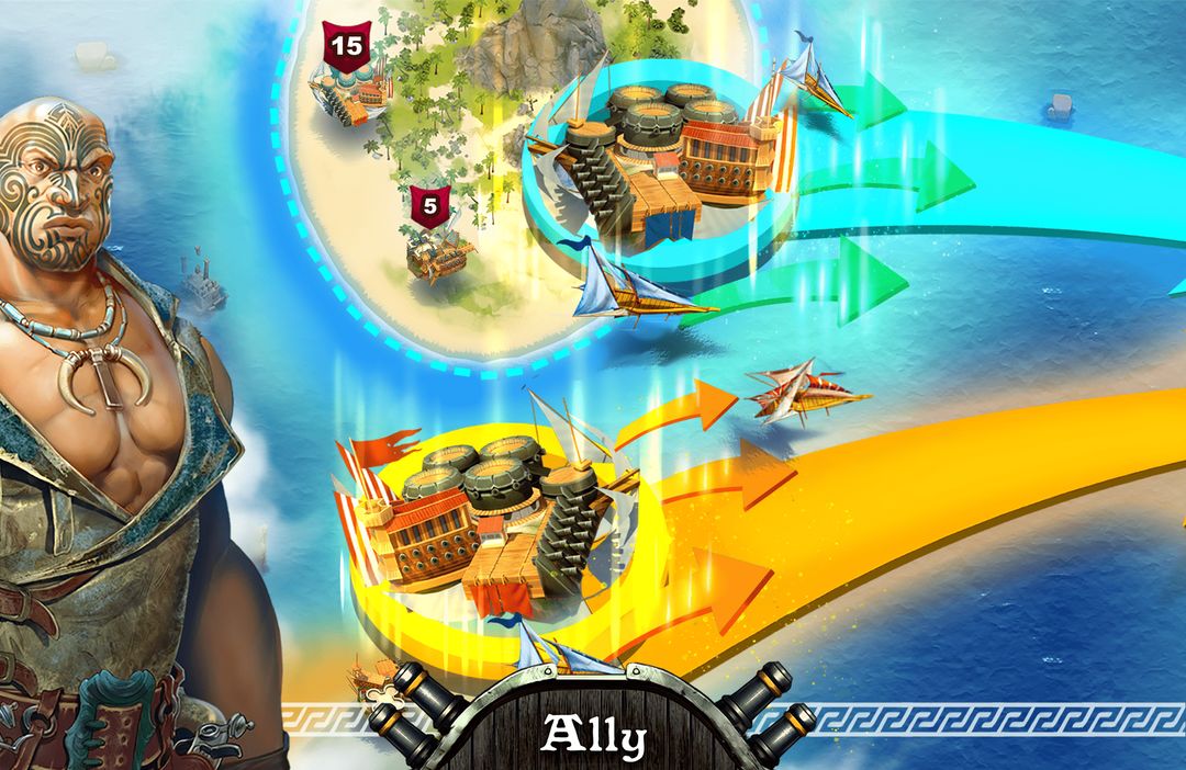 Pirate Sails: Tempest War ภาพหน้าจอเกม