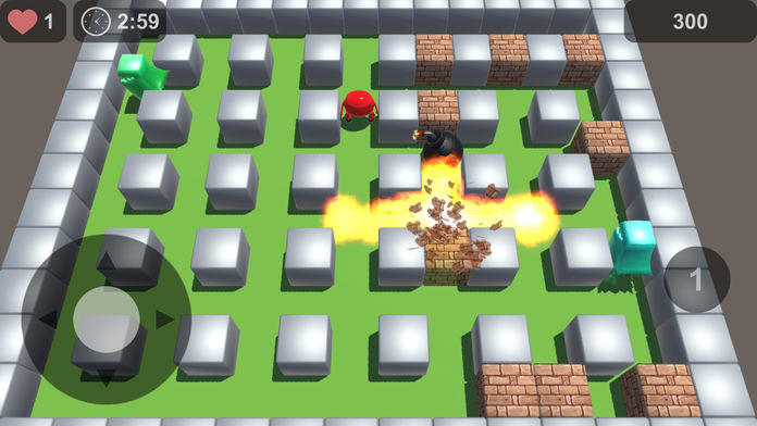 Screenshot 1 of Bomba Hero 3D 