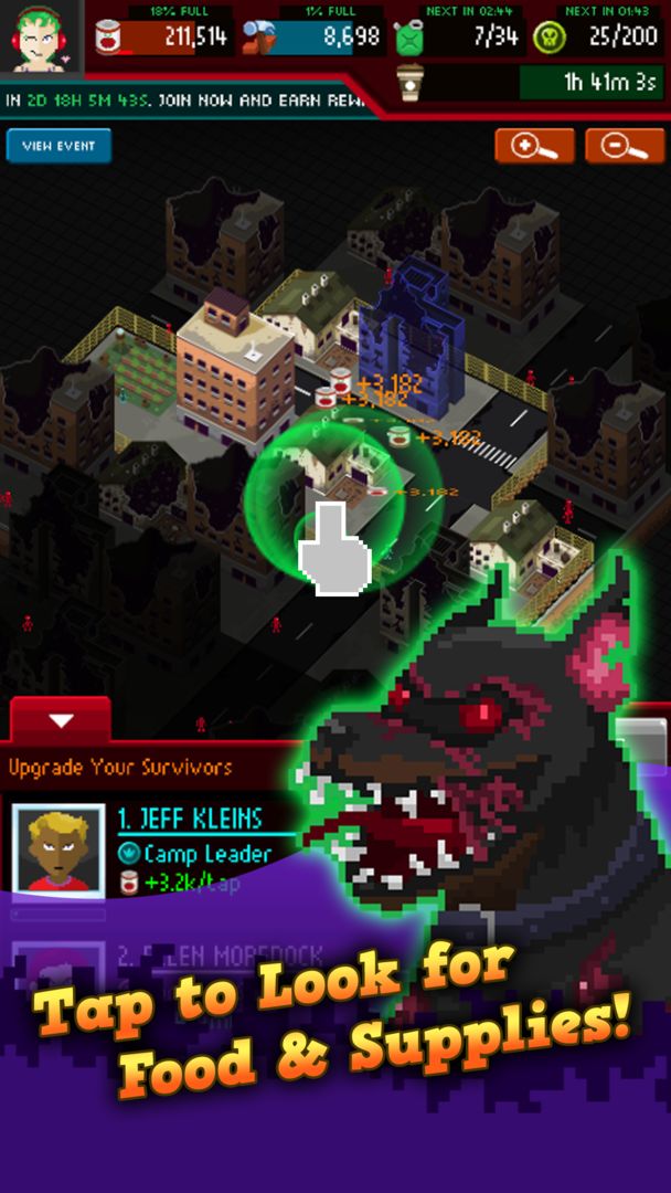 Screenshot of Clicker of the Dead: Idle Game