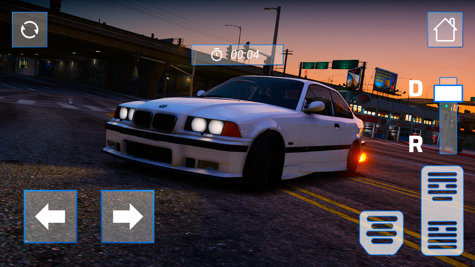 Cuplikan Layar Game Driving BMW E36: Drift Racing