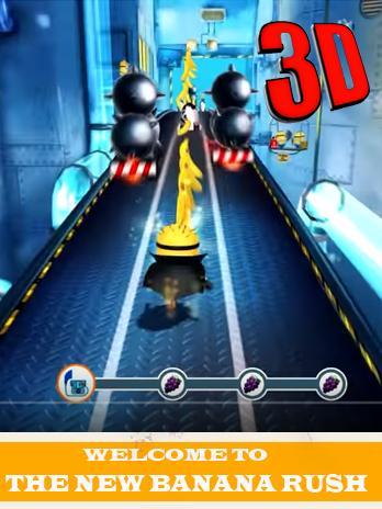 Epic Banana Legends Rush 3D : minion dash Game Screenshot