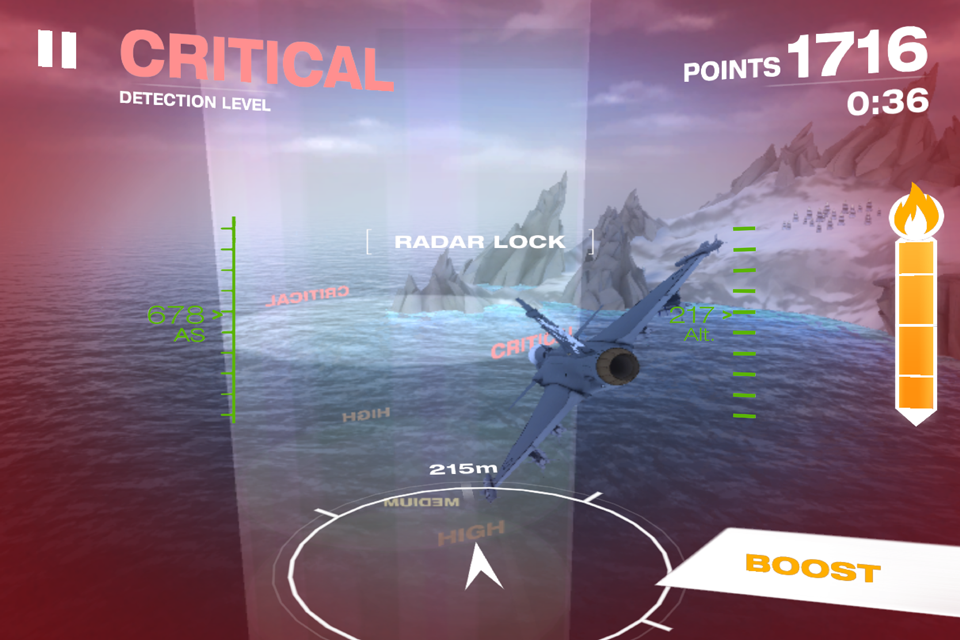 Gripen Fighter Challenge 게임 스크린 샷