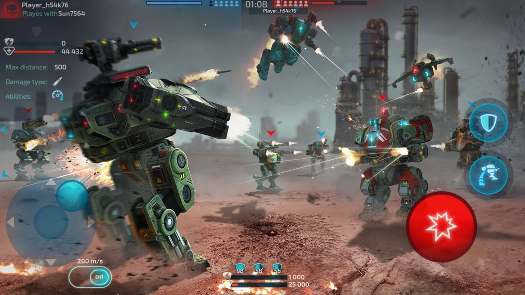 Screenshot of Robot Warfare: PvP Mech Battle
