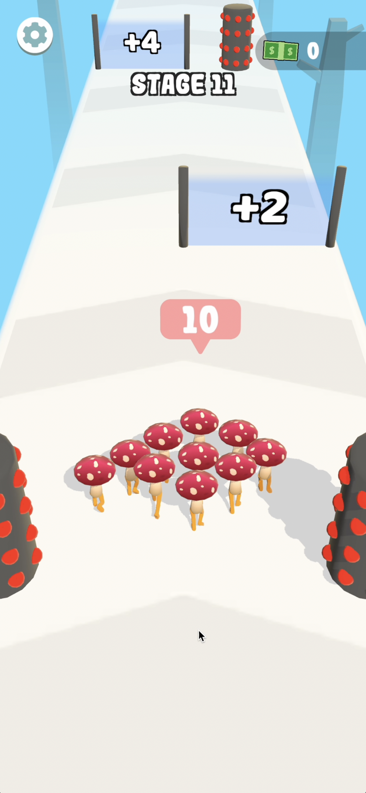 Mush Run! ゲームのスクリーンショット