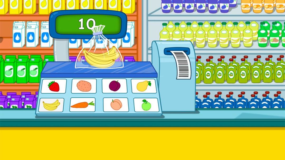 Hippo: Supermarket cashier screenshot game