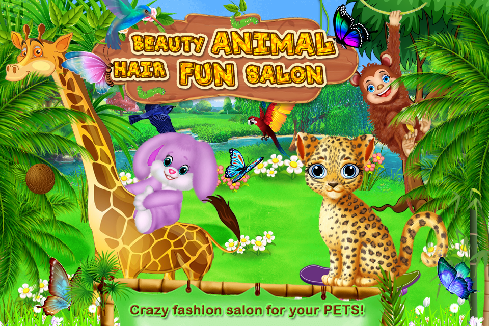 Screenshot 1 of Beauty Animal Hair Fun Salon * Meilleurs jeux pour enfants 1.4