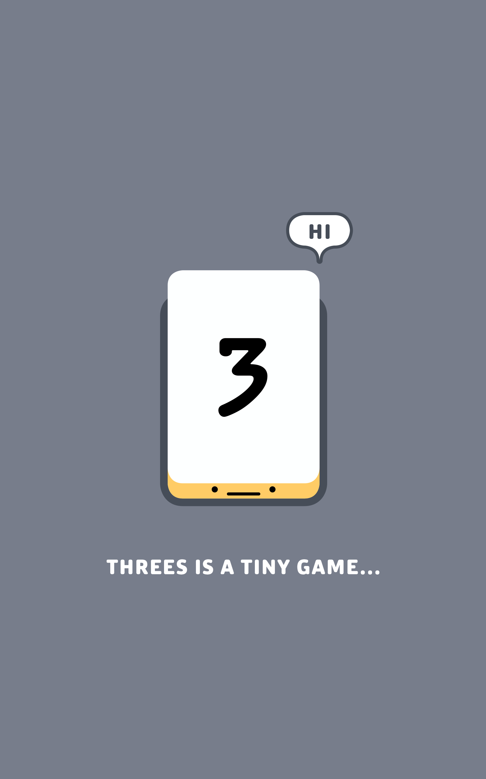 Threes! screenshot game