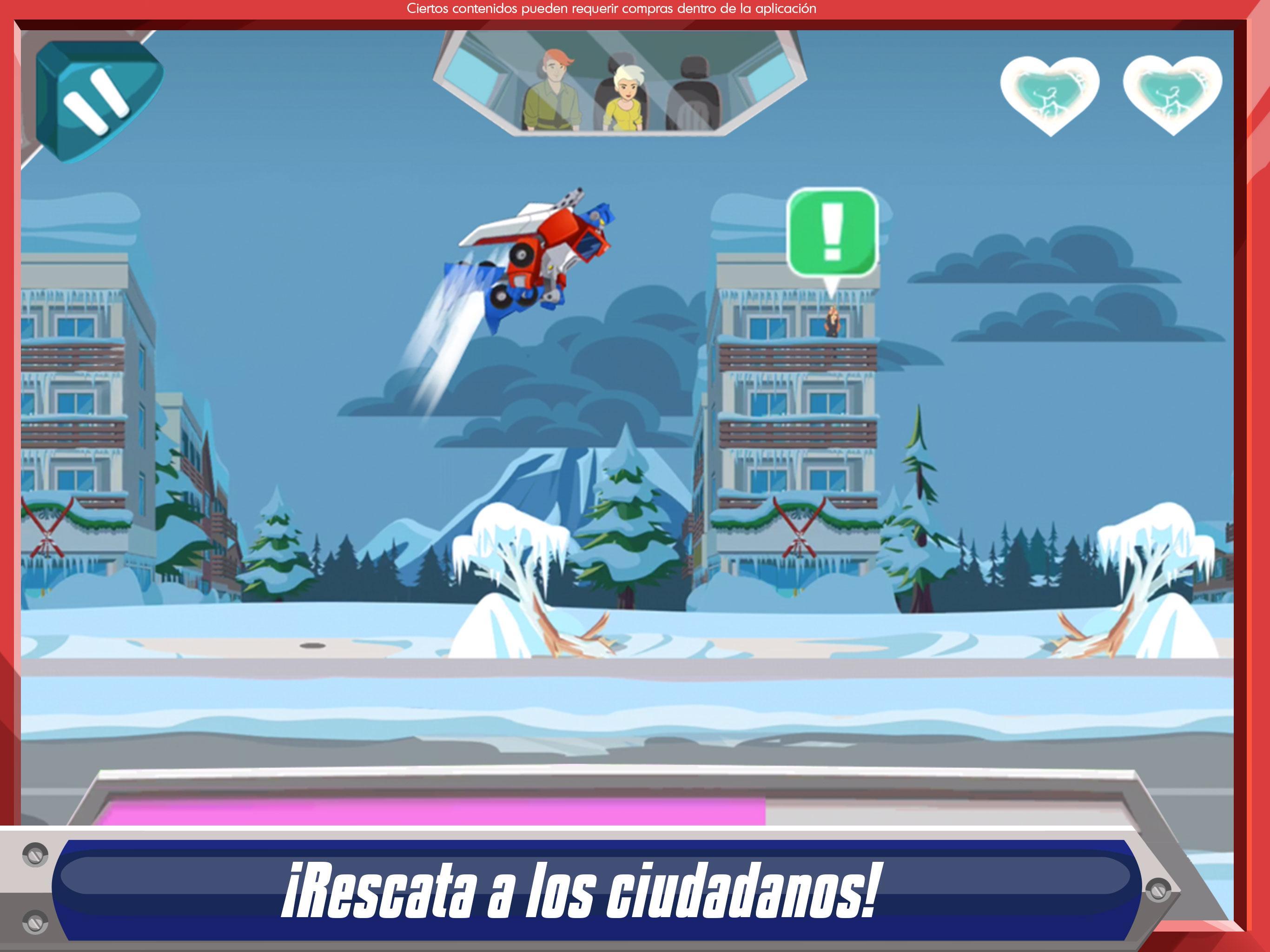 Captura de Pantalla del Juego Transformers Rescue Bots: Dash