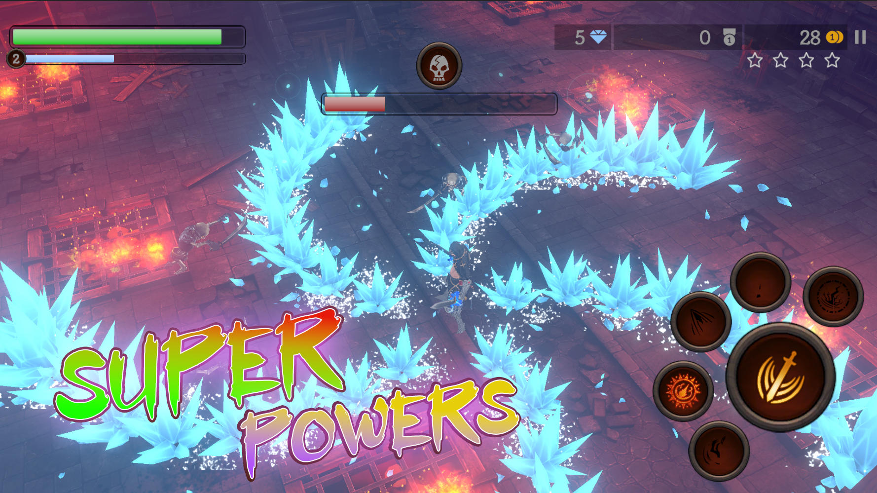 Dragon Ninja Super Anime hero Game Screenshot