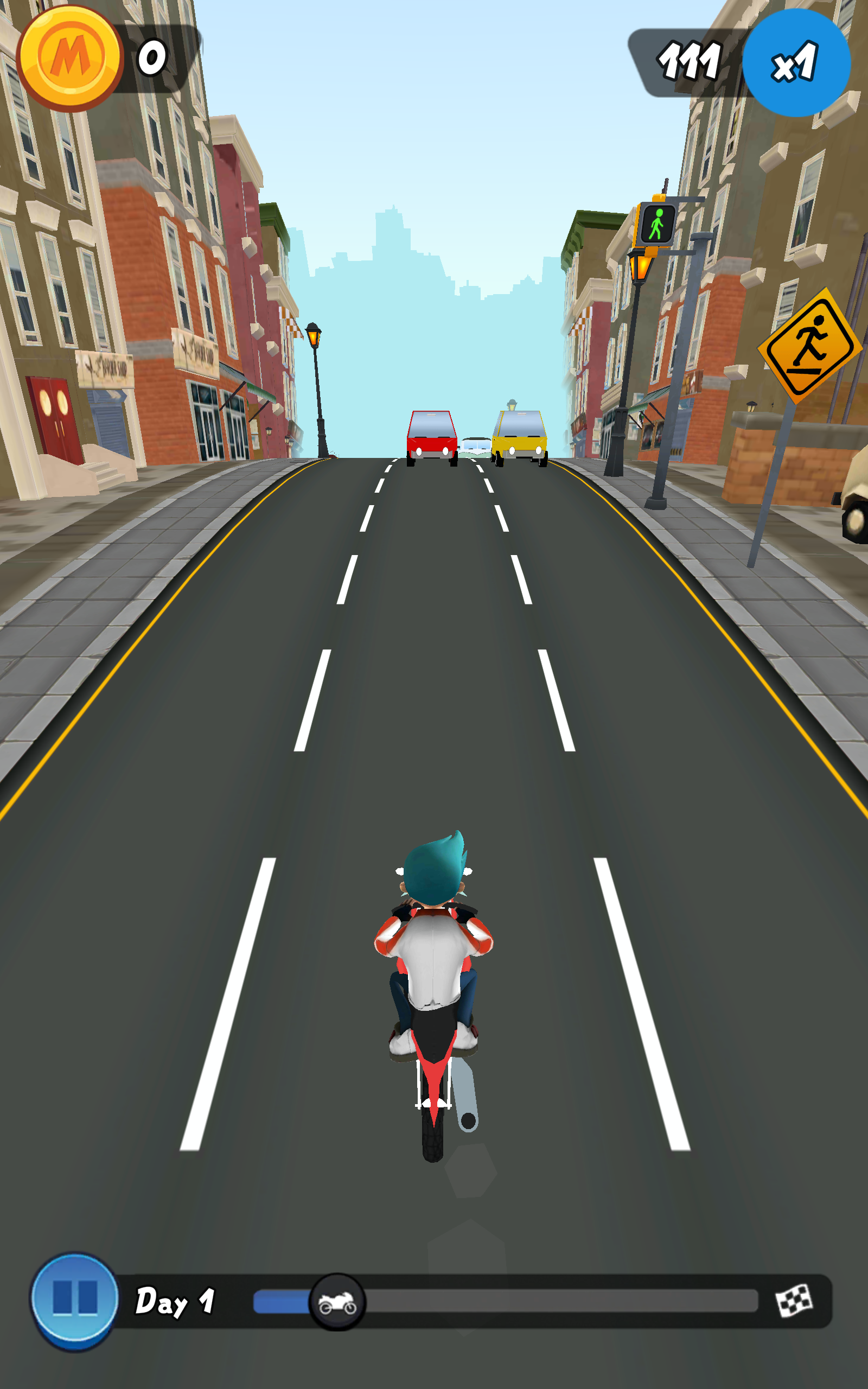 Moto Max: Endless Runner Game Screenshot