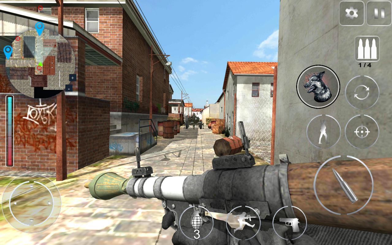 Lara Croft FPS Secret Agent  : Shooter Action Game Game Screenshot