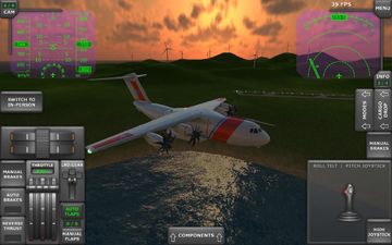Captura de Tela do Jogo Turboprop Flight Simulator 3D