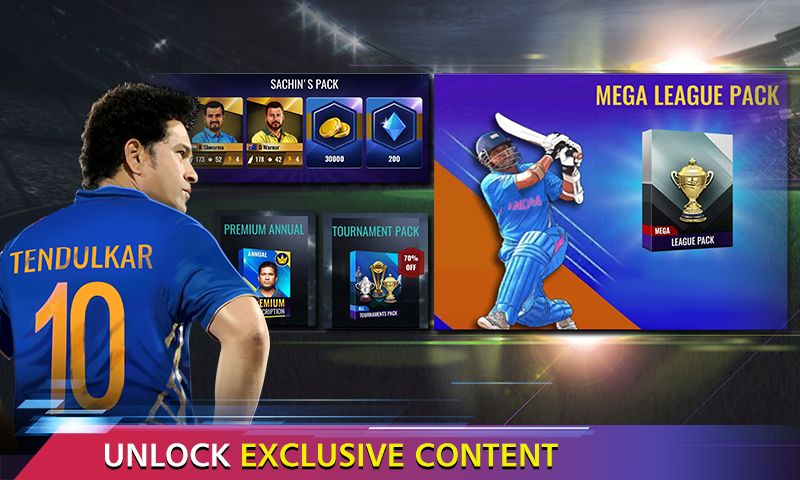 Sachin Saga Cricket Champions 게임 스크린 샷