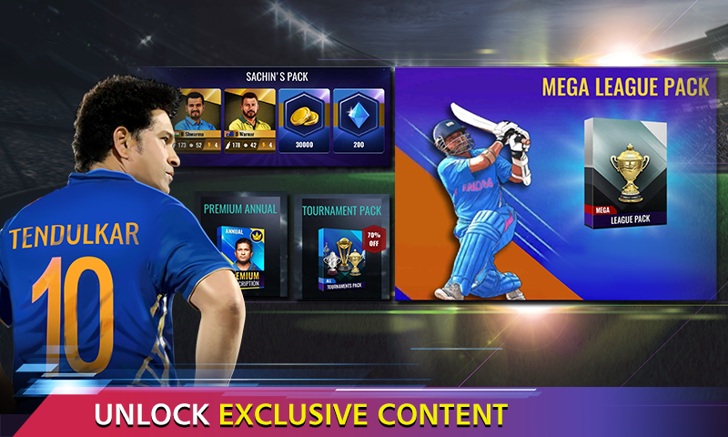 Sachin Saga Cricket Champions Game Screenshot