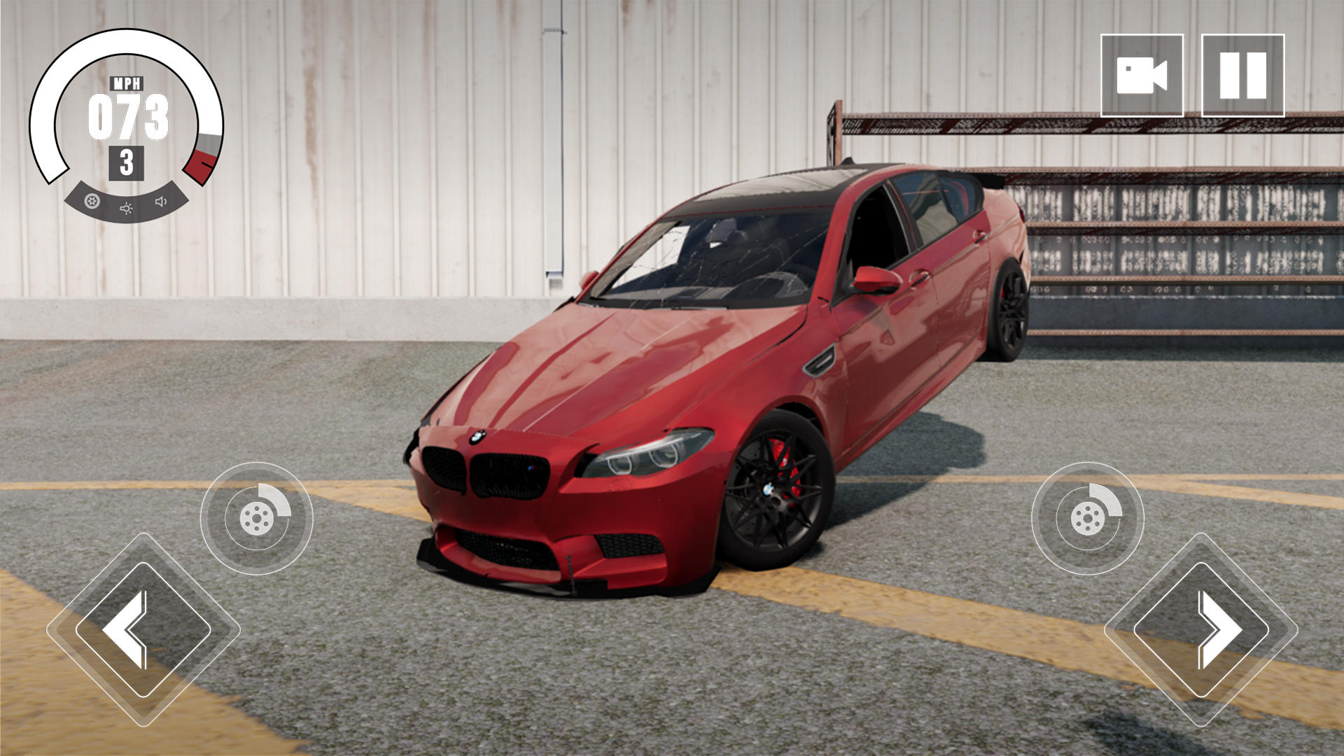 Captura de Tela do Jogo M5 BMW: Real Car Crashes