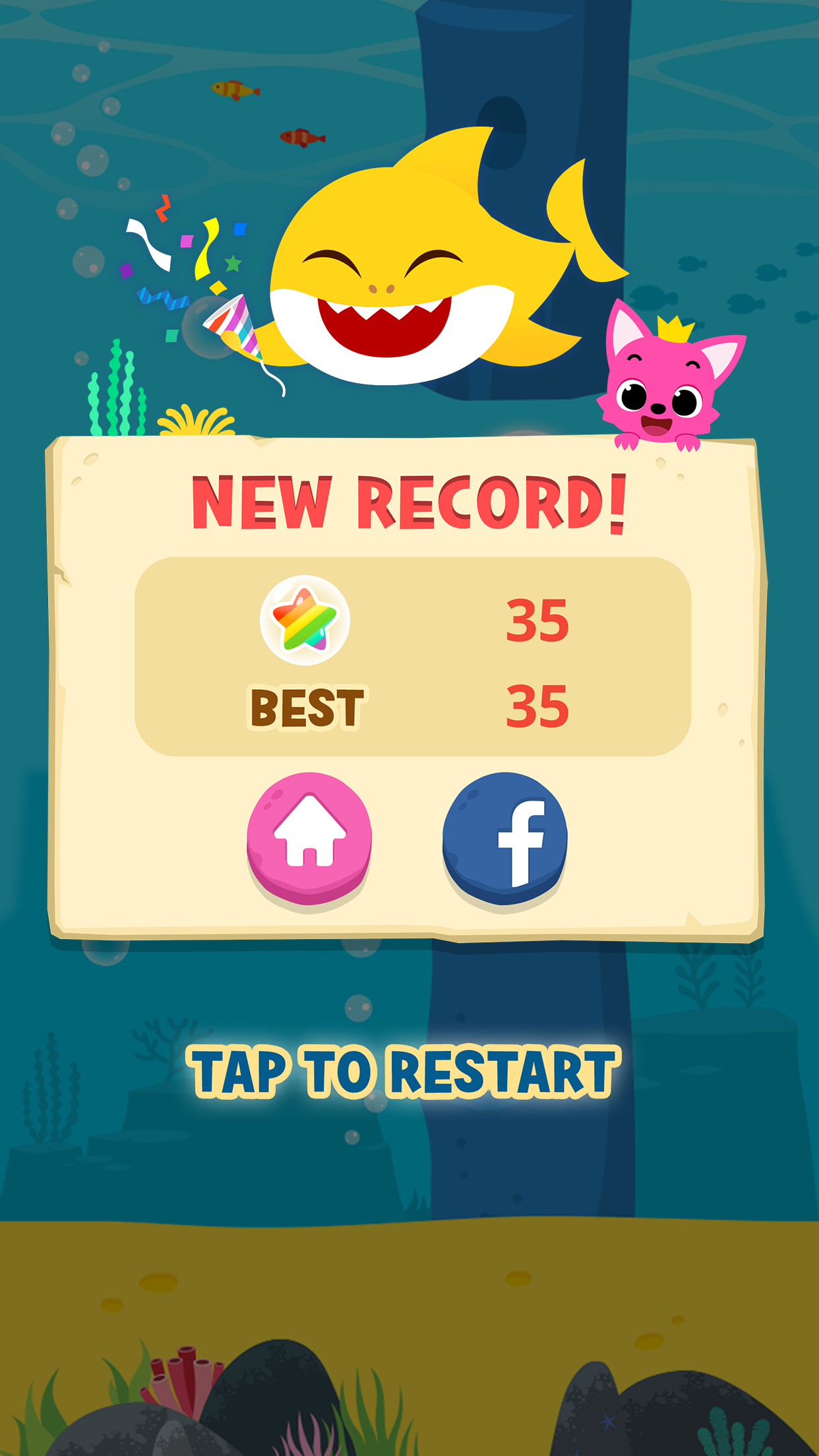 Baby Shark RUN ภาพหน้าจอเกม