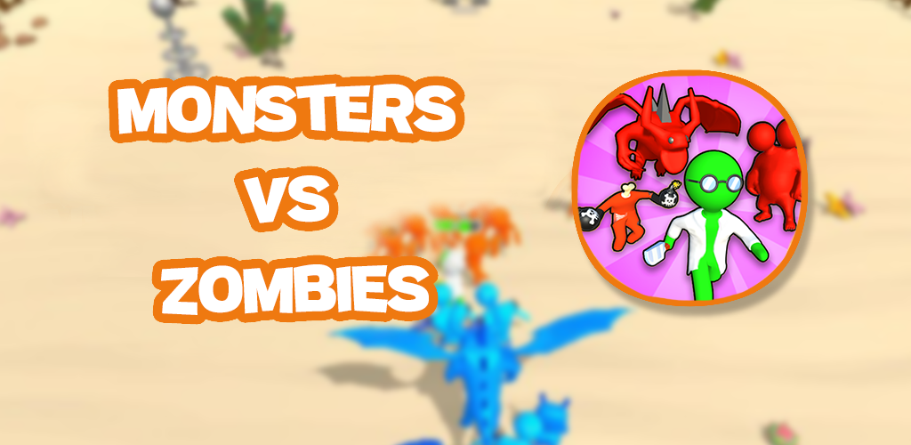 Banner of Monsters VS Zombies 2