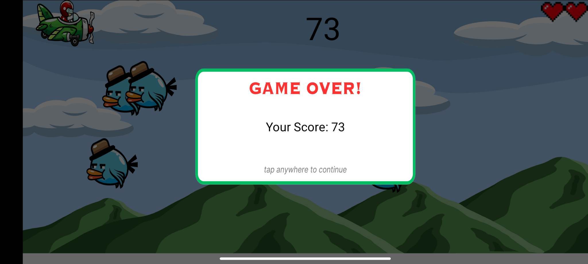 Shoot Ma'Birdie Game Screenshot