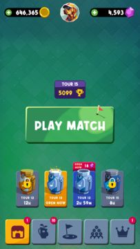 Captura de Tela do Jogo Bogey Royale