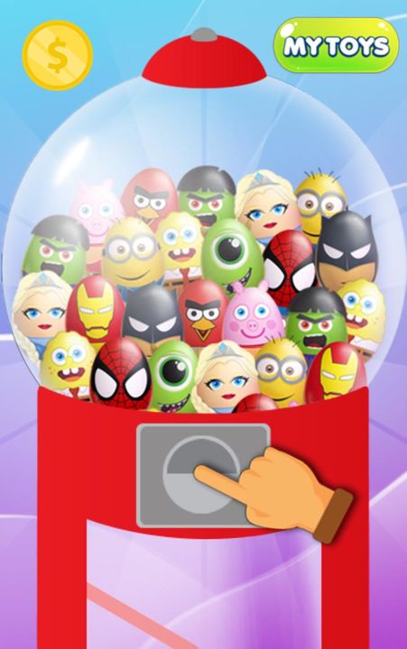 Surprise Eggs Vending Machine Game Screenshot
