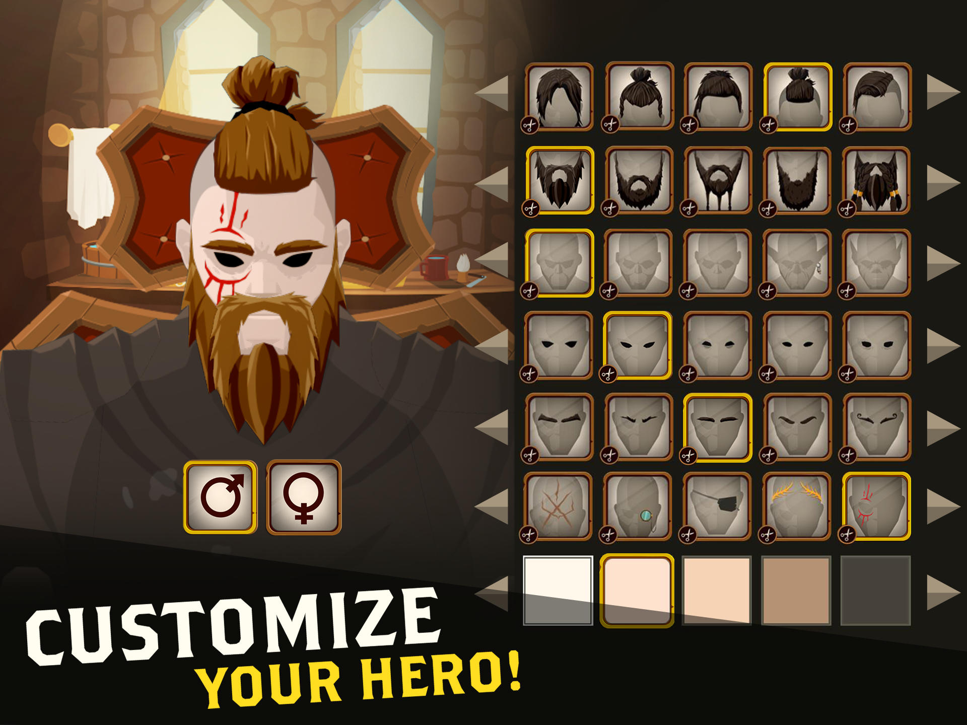 Questland: RPG Fantasy Game Game Screenshot