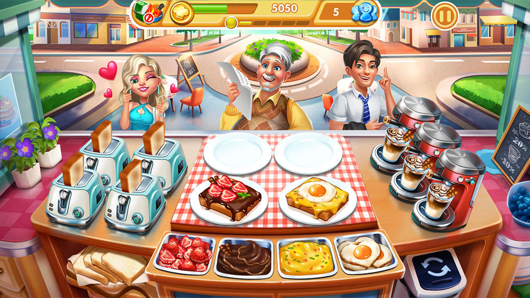 Cooking City - crazy restaurant game ภาพหน้าจอเกม