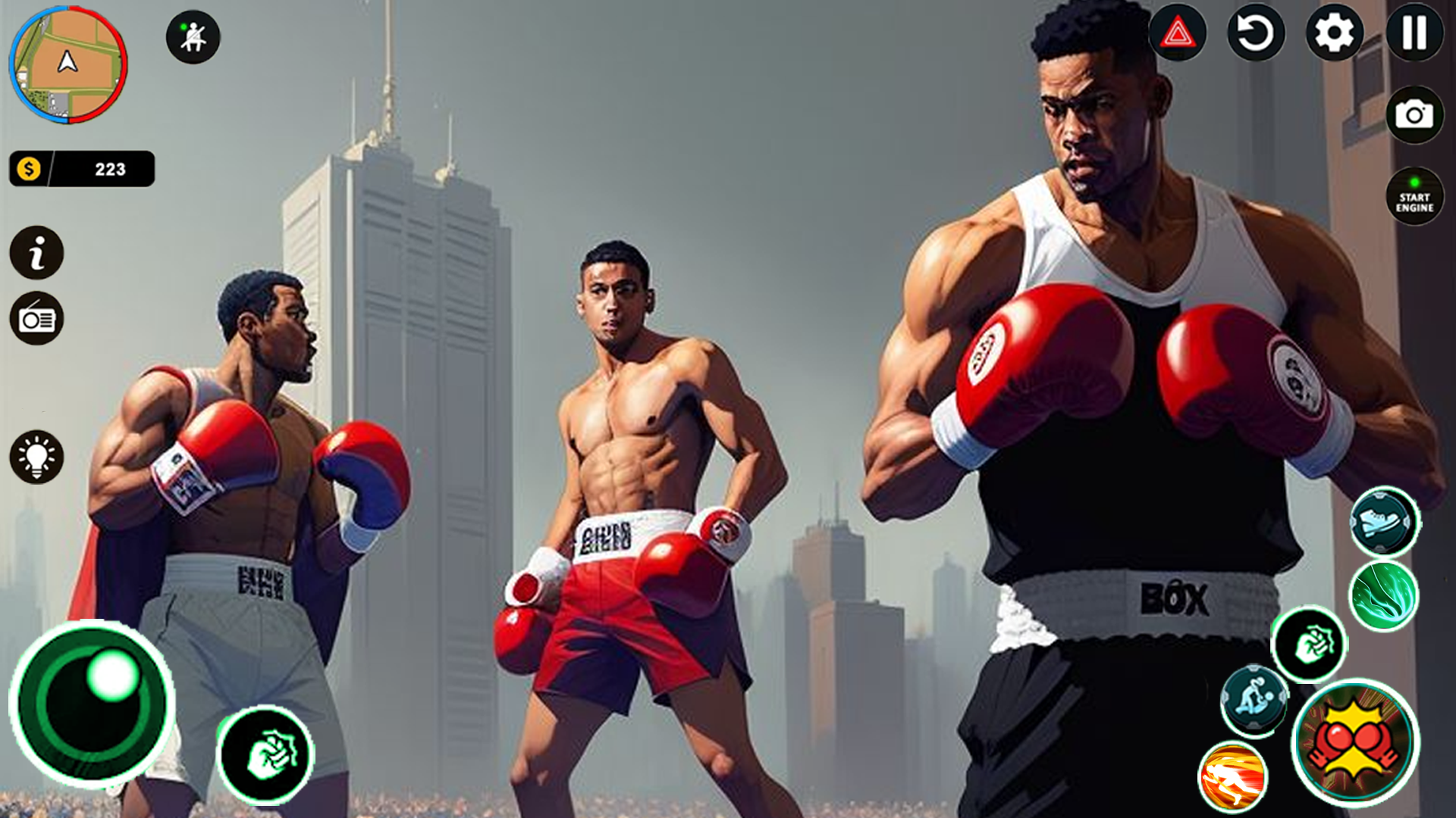 Night Boxing Fighting Game 3D Game Screenshot