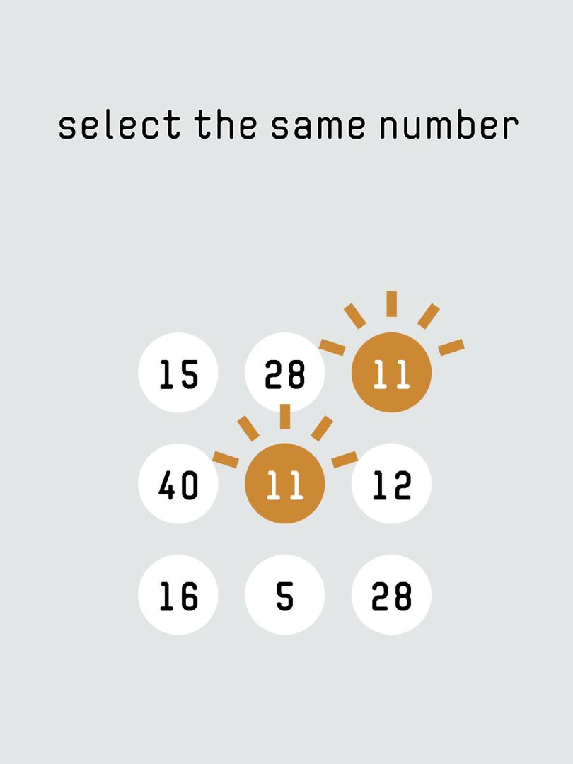 Screenshot of Number Match brain&puzzle game