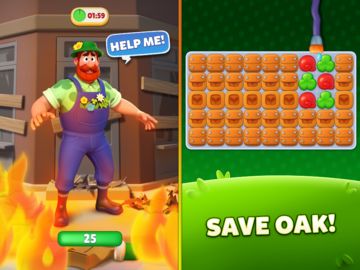 Bloom City Match Game Screenshot