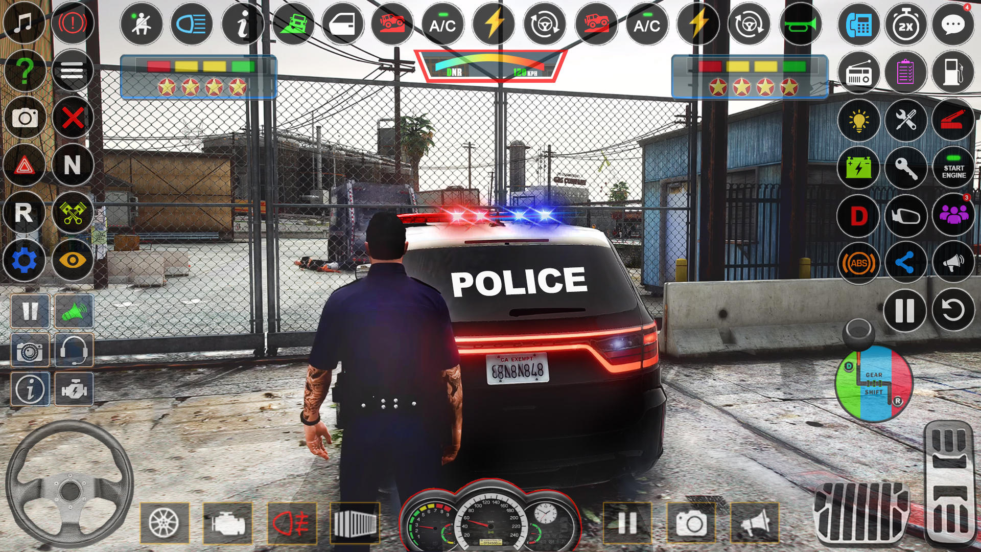 Скриншот игры Police Simulator Car Chase 3d