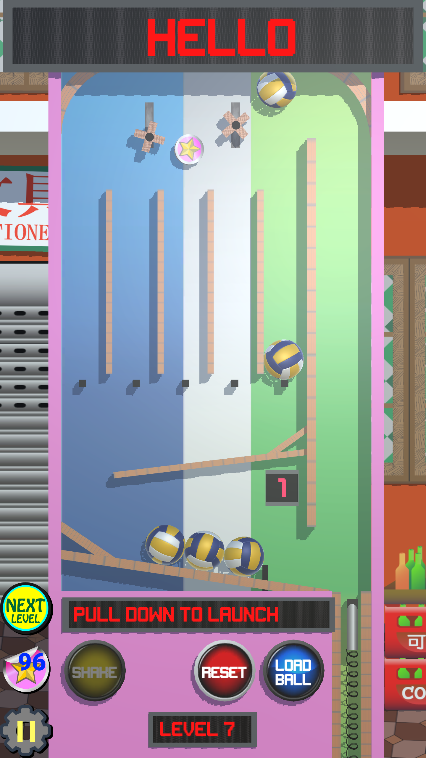 Pinball PingPong Game Screenshot