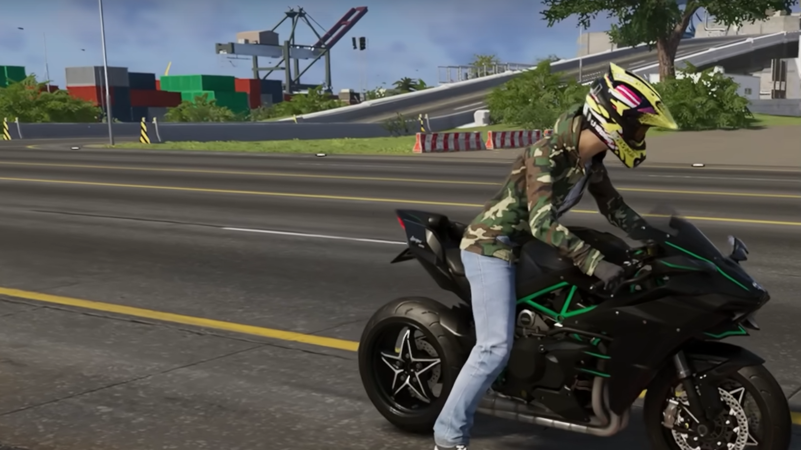 Kawasaki Ninja H2r Games 3D Game Screenshot