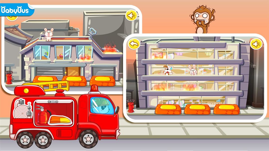 Little Panda Fireman screenshot game