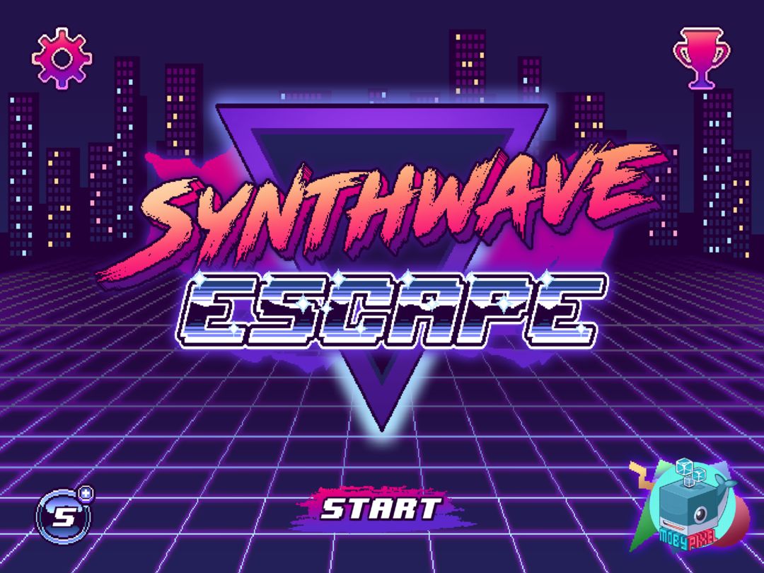 Screenshot of Synthwave Escape