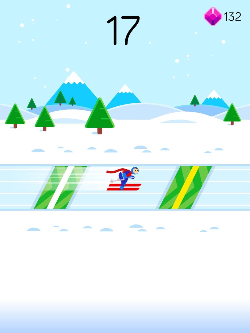 Ketchapp Winter Sports ภาพหน้าจอเกม