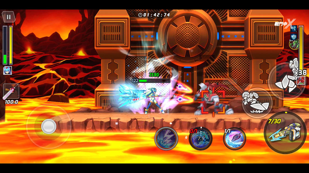 Screenshot of MEGA MAN X DiVE