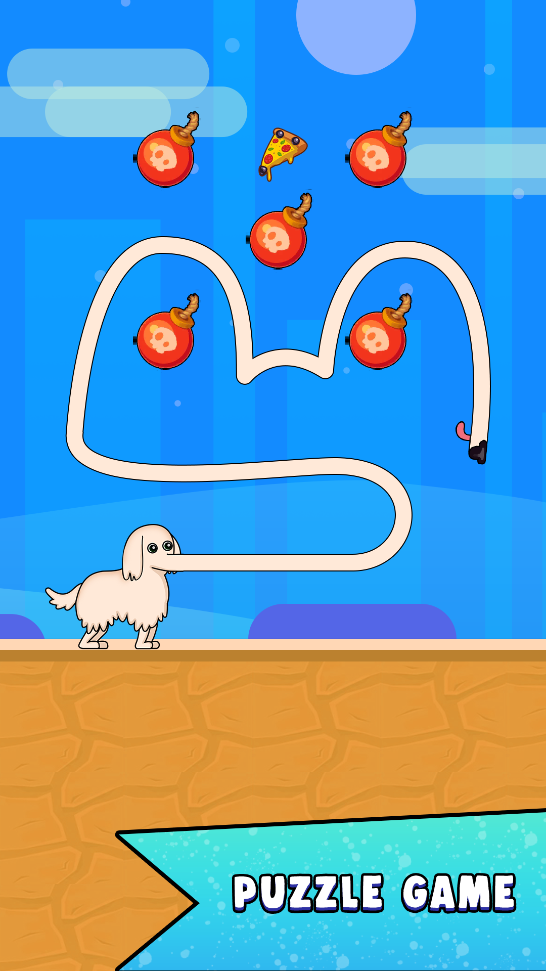 Borzoi Puzzle: Long Nose Dog Game Screenshot