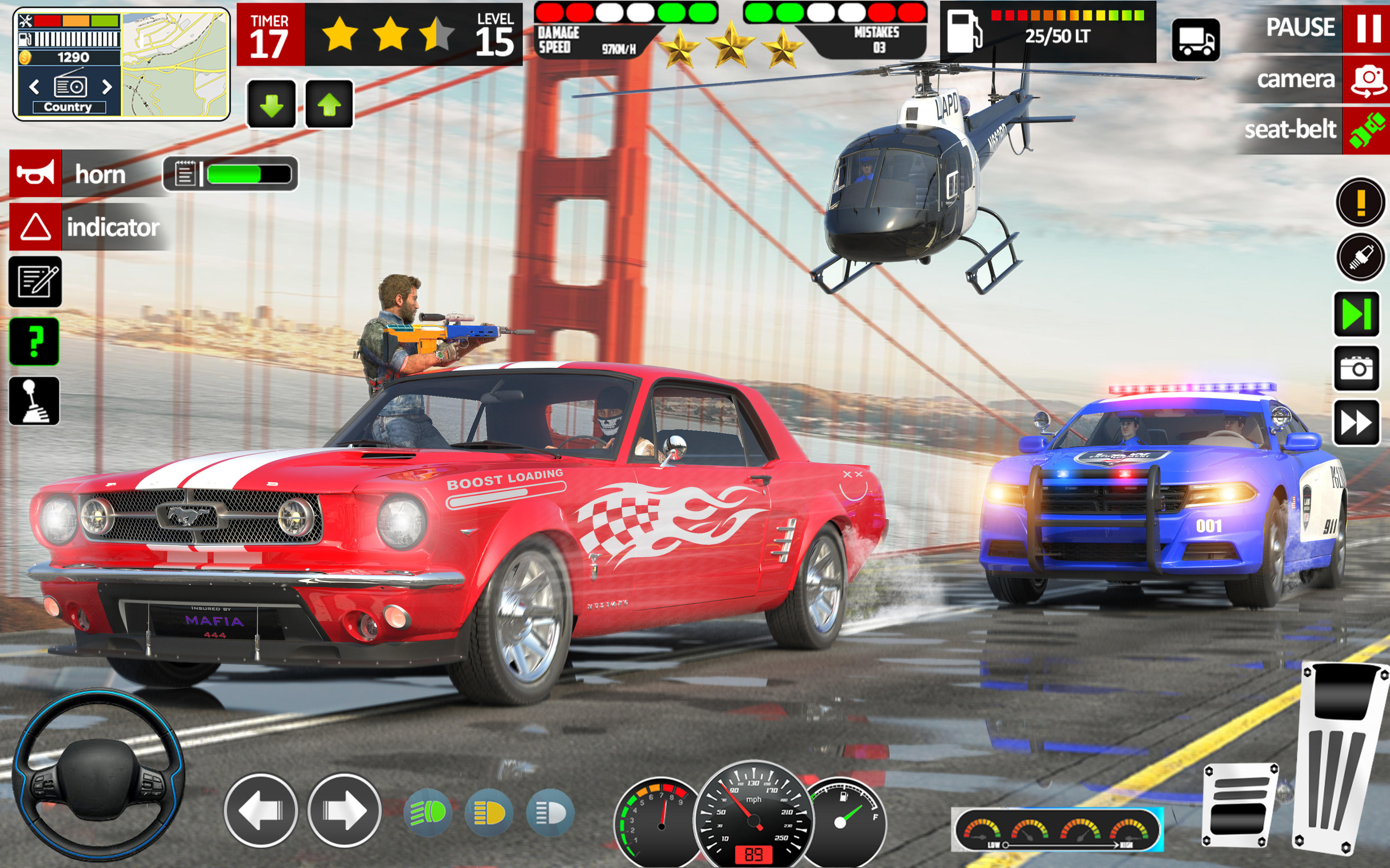 警車警察模擬器遊戲 遊戲截圖