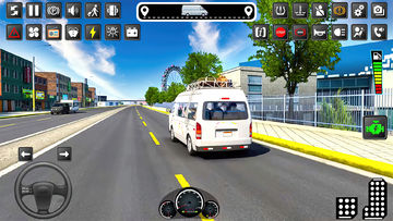 Dubai Van Simulator Car Game Game Screenshot