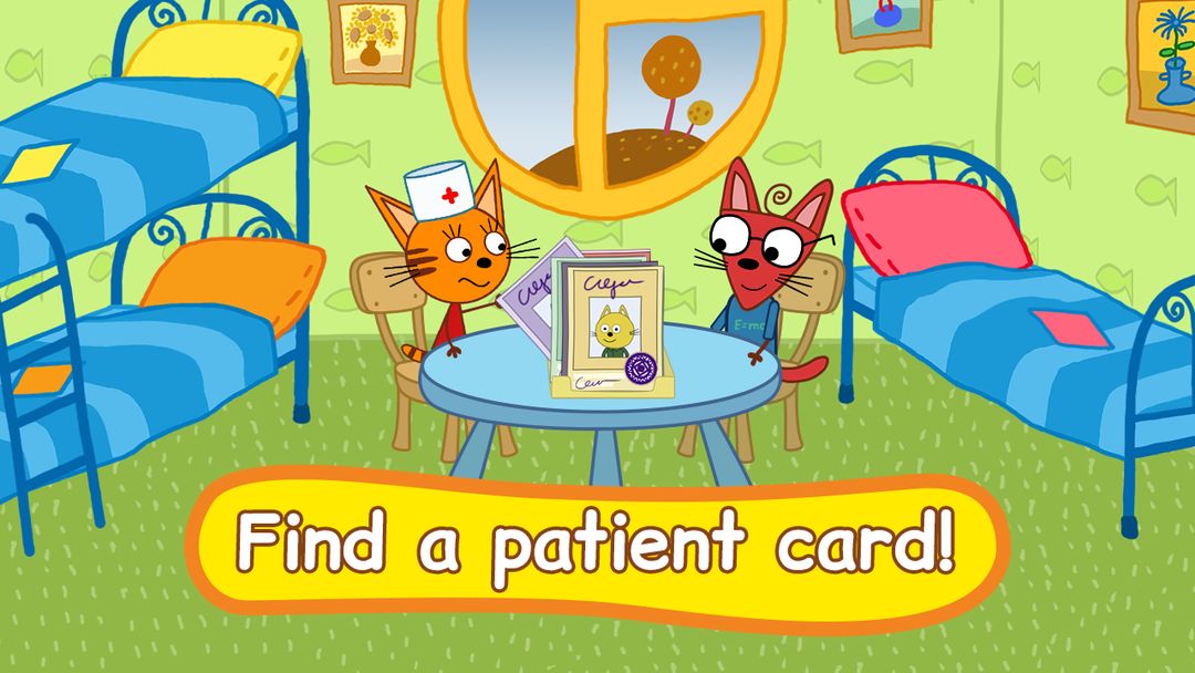 Kid-E-Cats: Rumah sakit untuk hewan. Suntikan screenshot game