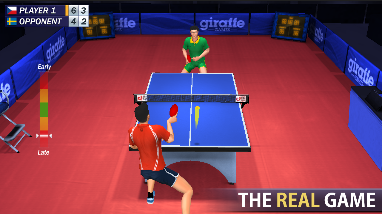 Table Tennis Game Screenshot