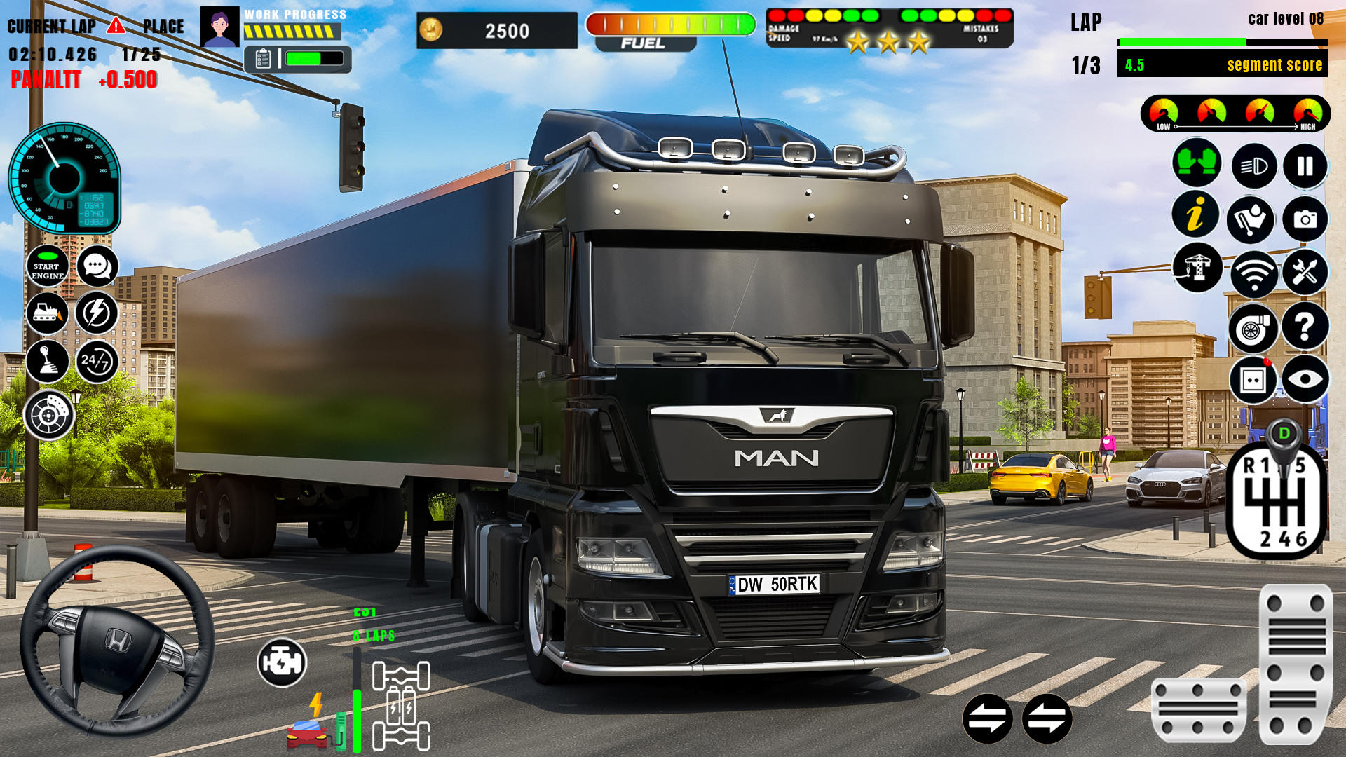 US Euro Truck Driving Games 3d Game Screenshot